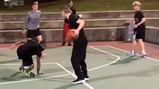 The Professor & TJass run court... Professor Murders Ankles.. Then 1v1