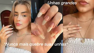 POR QUE MINHAS UNHAS NUNCA QUEBRAM?| O que ninguém te conta para manter unhas grandes