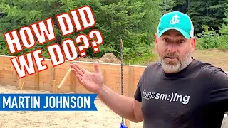 THE BIG REVEAL Removing the Concrete Stem Wall Forms | Off Grid Cabin Build #9