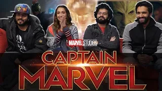 Captain Marvel Trailer #2  - Group Reaction