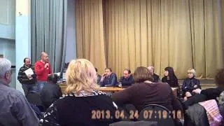 Встреча главы управы  с ТСЖ и ЖСК Тропарево -Никулино.