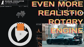 An Even More Realistic Rotary Engine | Rotary Engine V1 - Engine Simulator