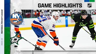 Islanders @ Stars 11/19 | NHL Highlights 2022