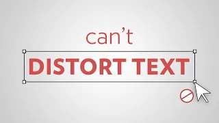 Can't Distort Text Layer (SOLVED!) | Photoshop