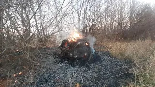 ПОДОЖГЛИ ПОСАДКУ l ПРОДОЛЖАЮ ДИСКОВАТЬ КУКУРУЗУ