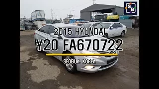 [SEOBUK] 2015 HYUNDAI Y20 YF SONATA FA 670722