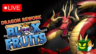 BLOX FRUITS DRAGON REWORK?! ROBLOX PLAYING WITH VIEWERS LIVE!