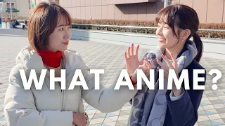 ”What are popular anime in Japan? What is your favorite anime?”Japanese interview