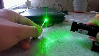 Зеленый лазер с AliExpress