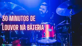 ☄️ 30 Minutos de Louvor na Bateria! Só Adoração 🔥 com JC Batera 🥁