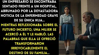 LAS PALABRAS DE UNA EXTRAÑA QUE CAMBIARON EL DESTINO DE UN EMPRESARIO Y SU HIJA...