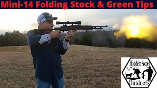 Ruger Mini-14 / Samson Folding Stock / Winchester M855 Green Tip   HD 1080p