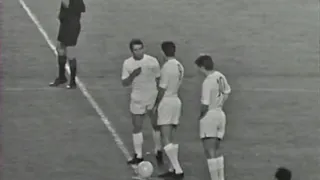 Реал - Манчестер Юнайтед (Кубок чемпионов 1967-1968, полуфинал, 2 матч). Комментатор - Денис Цаплинд