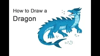 How to Draw a Dragon (Water / Sea Dragon)