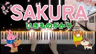 【PIANO/J-POP】SAKURA/いきものがかりSakura/Ikimonogakari  Piano cover🌸