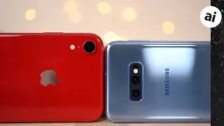 iPhone XR vs Galaxy S10e Video Comparison - Poor Color Balance??