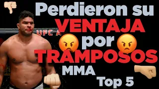 Top 5 peleadores ANTES y DESPUÉS del DOPING