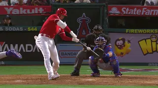 Almost Shotime!!! Shohei Ohtani goes DEEP at Angel Stadium during Spring Training game vs. Dodgers!