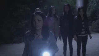 Pretty Little Liars 4x02 "Turn of the shoe" Mona gets attacked/the lair is gone