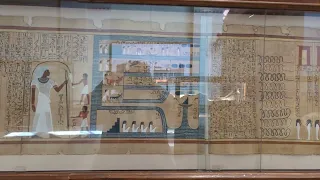 Longest Papyrus ever found: Yuya And Thuya tomb at the "old" Museum of Egyptian Antiquities