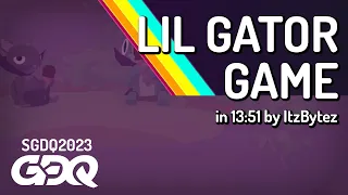 lil gator game by ItzBytez in 13:51- Summer Games Done Quick 2023