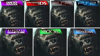 Peter Jackson's King Kong (2005) GBA vs DS vs PSP vs PS2 vs Gamecube vs XBOX 360 vs PC