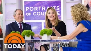 George W. Bush Tells KLG, Jenna About Top White House Moments, Choking On A Pretzel | TODAY