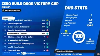 WIN REACTION TO MY FIRST FORTNITE COMPETITIVE EARNINGS 🏆 (+$100)