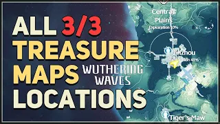 All Treasure Map Locations Wuthering Waves