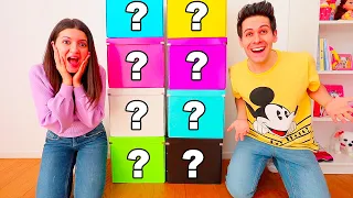 NON SCEGLIERE LA SCATOLA DEL COLORE SBAGLIATO CHALLENGE! | Me contro Te