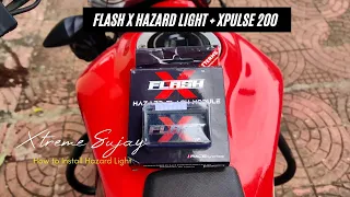 How to install Flash-X Hazard Flasher on Xpulse200(2v & 4v) | Detailed Installation. #xpluse2004v