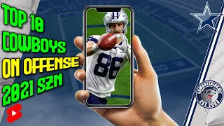 Top 10 Dallas Cowboys on Offense | Cowboys 2021 Season