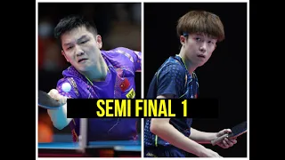 (1/2) Fan Zhendong vs Wang Chuqin 半决赛:樊振东vs王楚钦