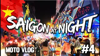 Phố Đêm Sài Gòn Vietnam Moto Vlog - Tỏa sáng và đầy màu sắc!