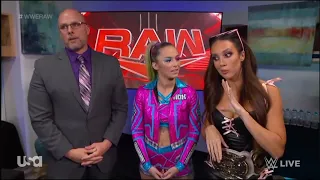 Tegan Nox & Chelsea Green Backstage: Raw October 2 2023