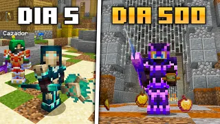 Sobreviví 500 DÍAS en Minecraft 1.21 CUSTOM [PELICULA COMPLETA]