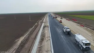 AUTOSTRADA A7 | Buzau - Focsani lot 2 Lucrări zona Boboc Pasaj peste DC14 | 16.04.2024