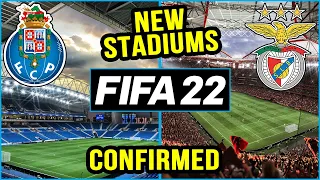 FIFA 22 NEWS | NEW OFFICIAL CONFIRMED STADIUMS - Estádio da Luz & Estádio do Dragão