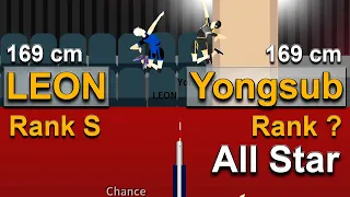 The Spike. Leon vs Yongsub All Star. Stage 19. Rank S vs Rank? Volleyball 3x3.