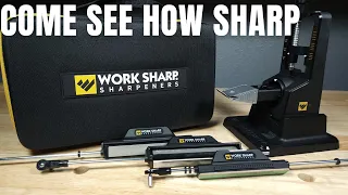 THE BEST/EASIEST WAY TO SHARPEN A KNIFE WORK SHARP PRECISION ELITE ADJUST REVIEW