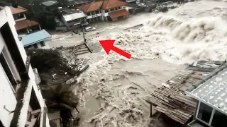 MONSTER Flash Floods & Landslides Caught On Camera