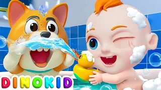 Wash your face like a cat | Fun Bath Time Song | детские песни Nursery Rhymes | Baby & Kids Songs