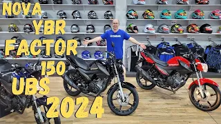 NOVA YAMAHA YBR FACTOR 150 UBS 2024 A MOTO MAIS COMPLETA DA CATEGORIA!!!