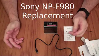 Review:  Kastar replacement Sony NP-F980 battery with USB charging & power export