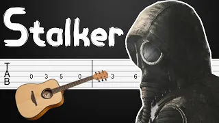 He Was A Good Stalker OST Stalker Guitar Tutorial, Guitar Tabs, Guitar Lesson (Fingerstyle)