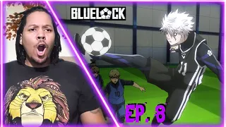 NAGI IS A MONSTER | Blue Lock Reaction | Ep. 8