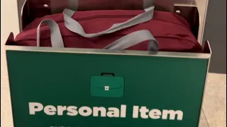 Personal Item Frontier/Spirit airlines