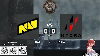 Natus Vincere vs. HYDRA - The International 2023 - Eastern Europe Qualifier LB BO3 @4liver