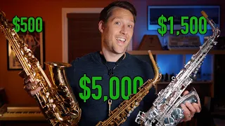 $500 vs $1500 vs $5000 Saxophone!