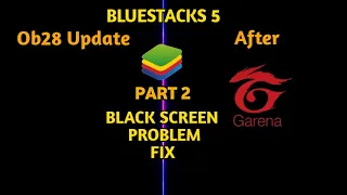 Free Fire Black Screen Problem in Bluestacks 5 After Ob28 Update, easy trick , part-2